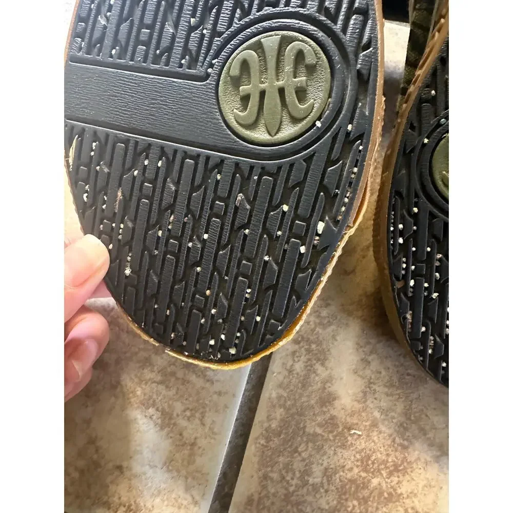 LAMB By Gwen Stefani Slip On Sneakers Army Green Printed Women's Size 9 L.A.M.B.